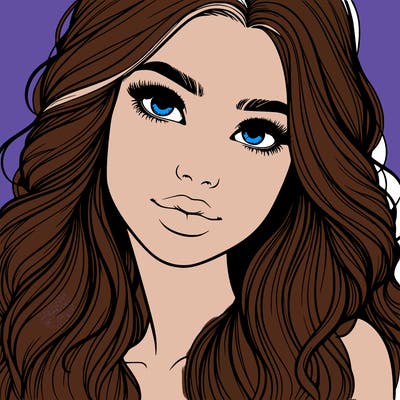 beautiful realistic girl