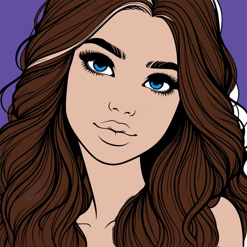 beautiful realistic girl