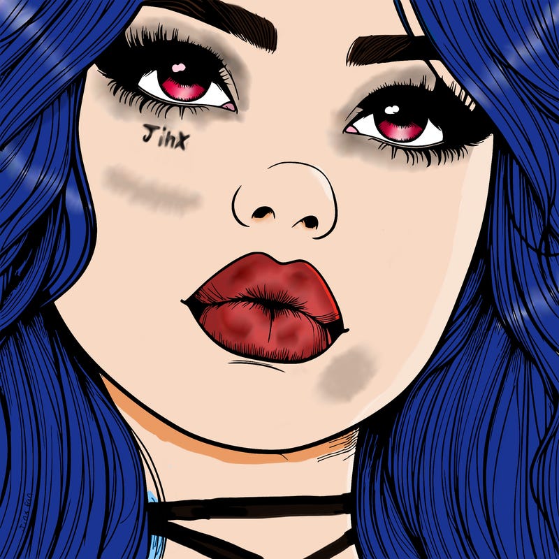 really realistic girl with lips