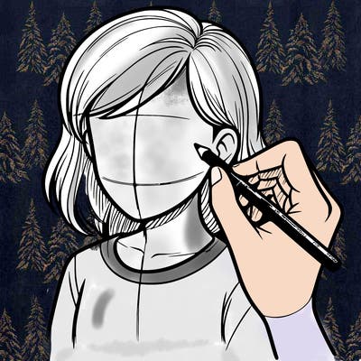 drawing a realistic person