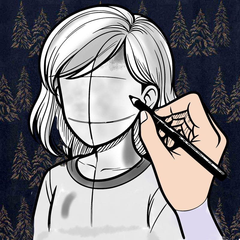 drawing a realistic person