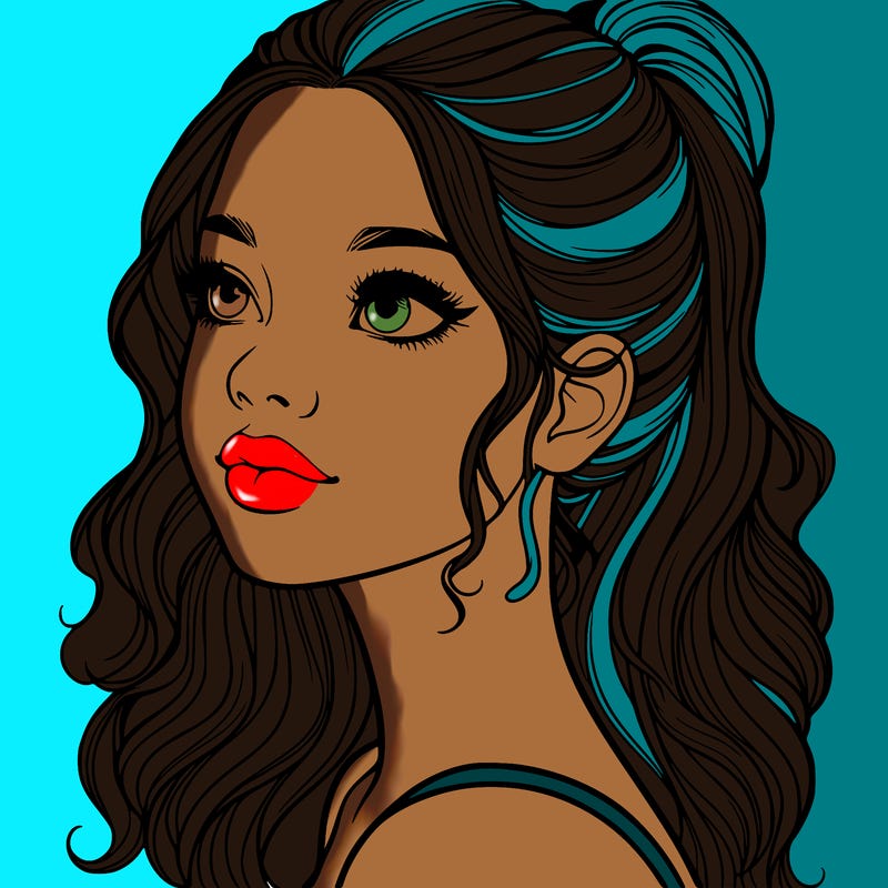 beautiful realistic girl