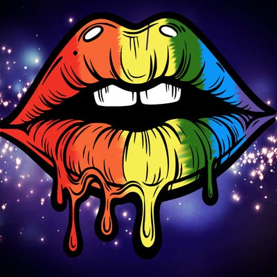 lips that look realistic and drip