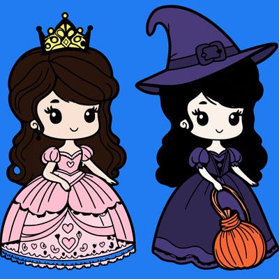 princess as a witch