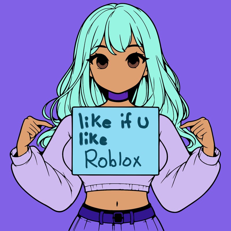 girl holding a blank sign in a long sleeve crop top