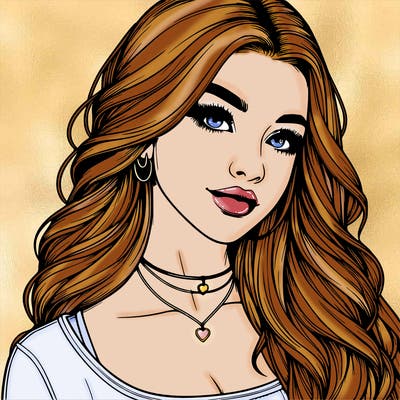 detailed realistic girl