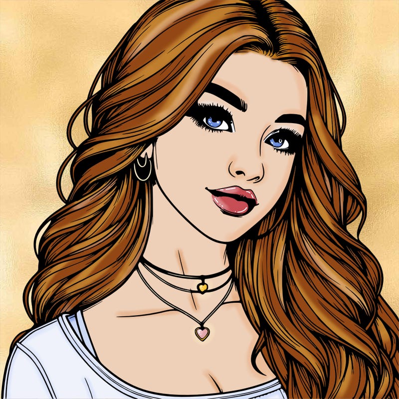 detailed realistic girl