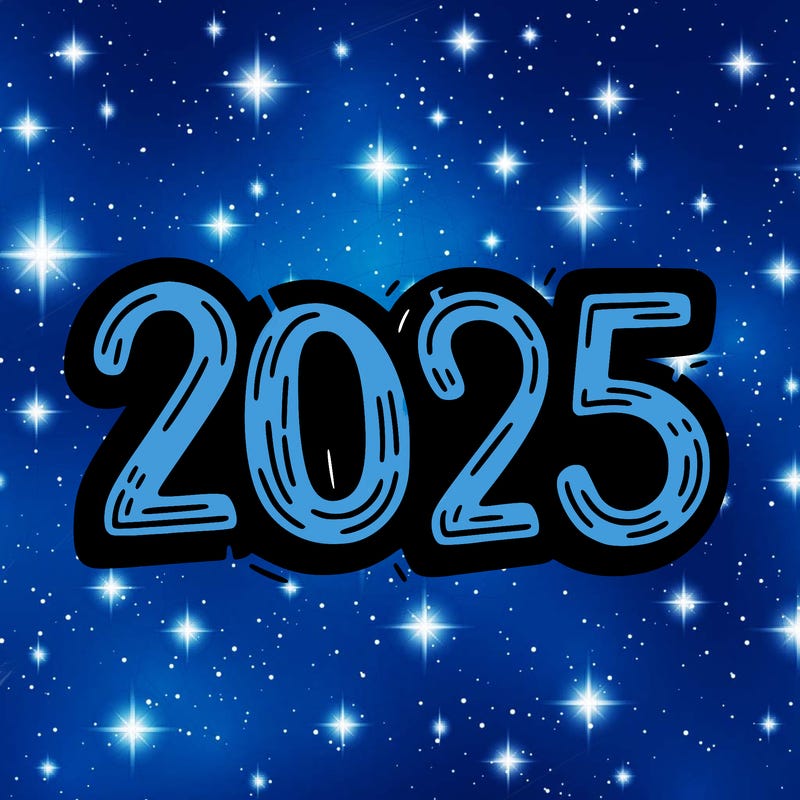 one line scrawled numbers sketch design “2025”