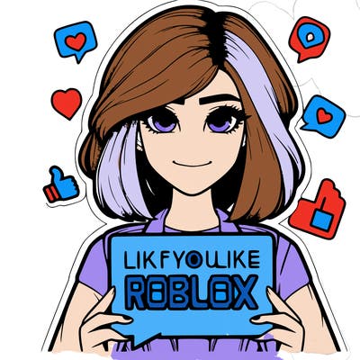 realistic girl saying like if you like roblox