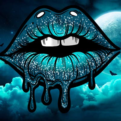 lips that look realistic and drip