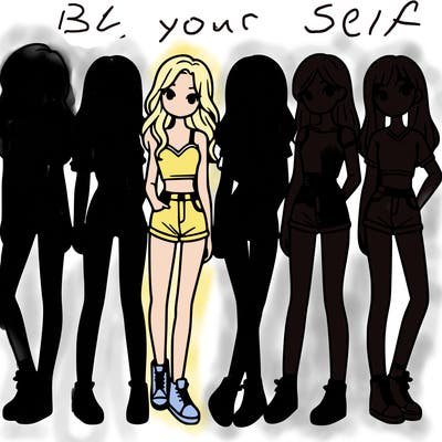 a group of girls wearing crop tops and shorts