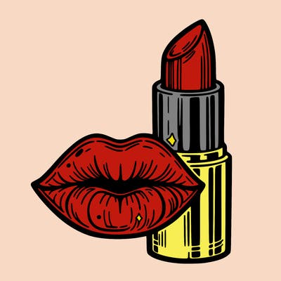 lips and lipstick