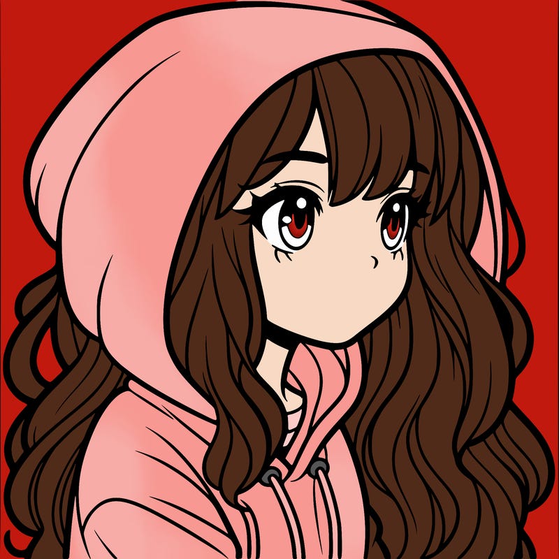 girl in hoodie