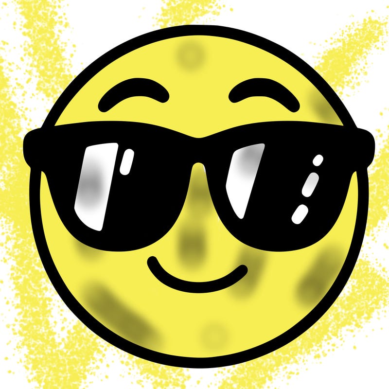 emoji with sunglasses