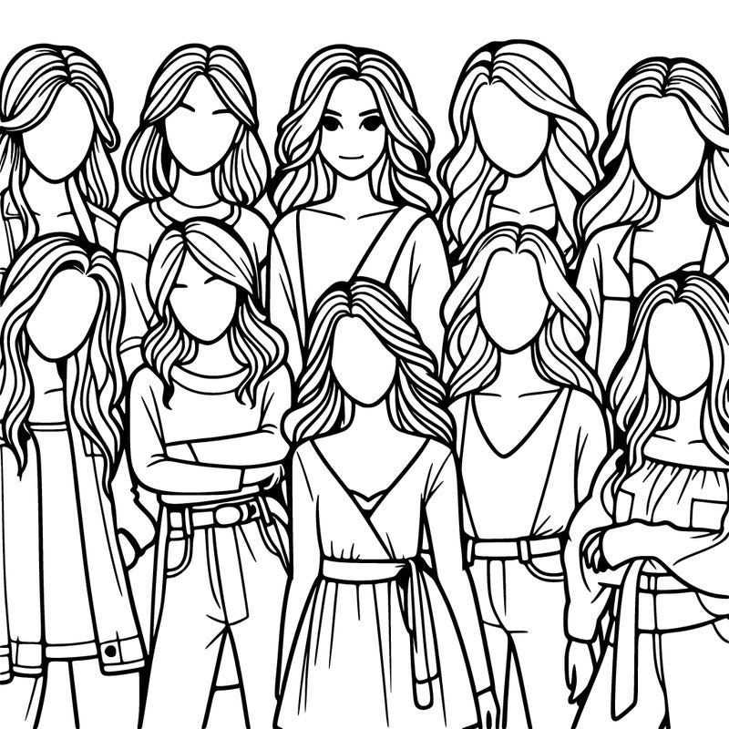 a bunch of girls