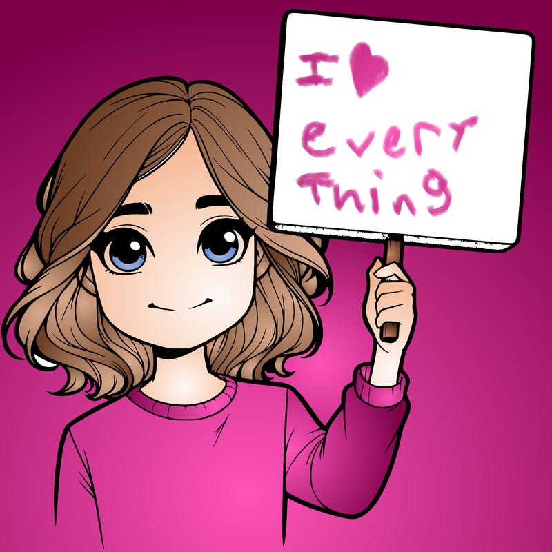 realistic girl holding up a sign