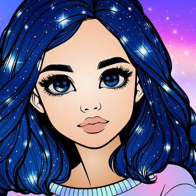 realistic girl whith cute eyes