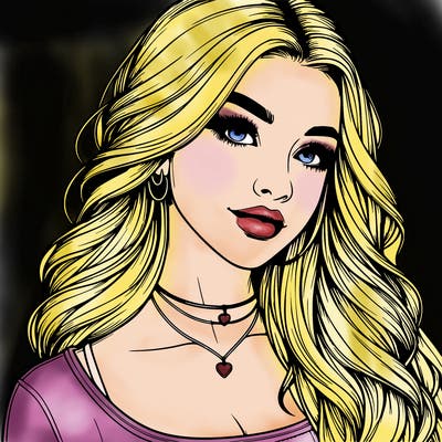 detailed realistic girl