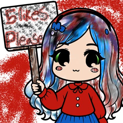 a girl holding a sign