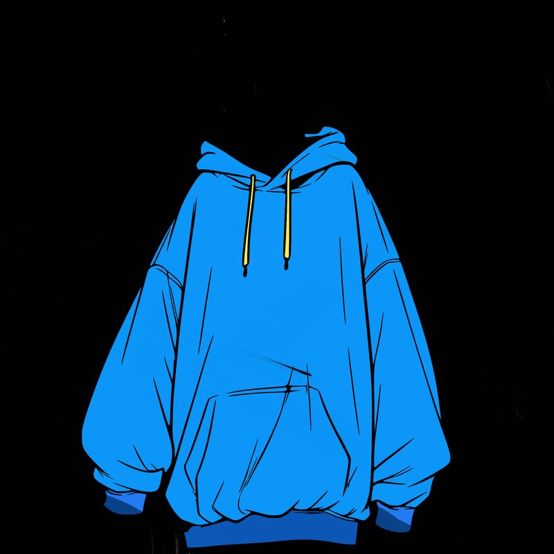 realistic girl with a oversized sweatshirt on and a bun