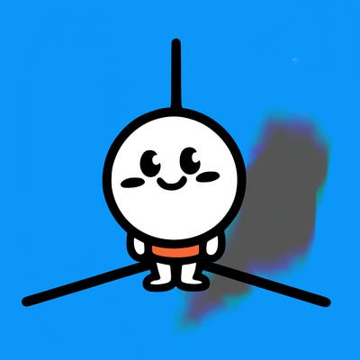 a single line in the corner