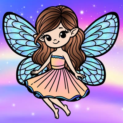 fairy with wings