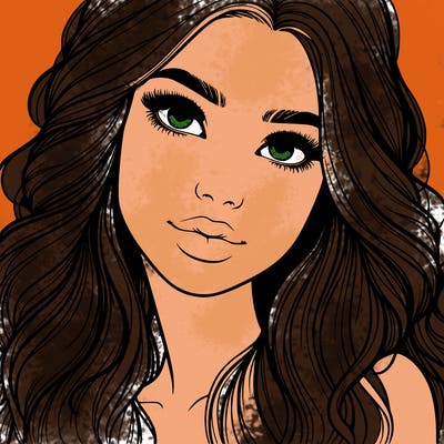 beautiful realistic girl