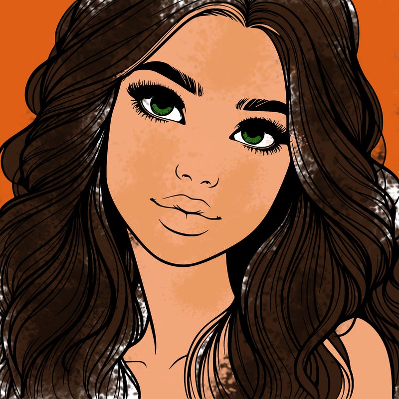 beautiful realistic girl