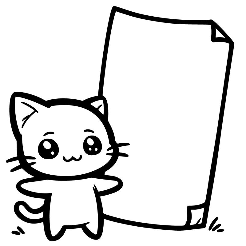 a blank piece of paper