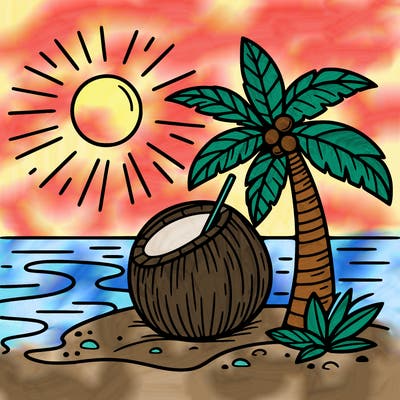 summer  coconut