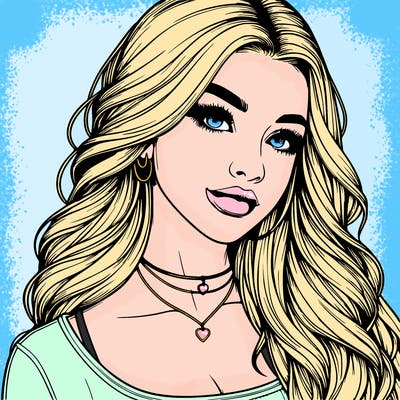 detailed realistic girl