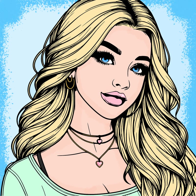 detailed realistic girl