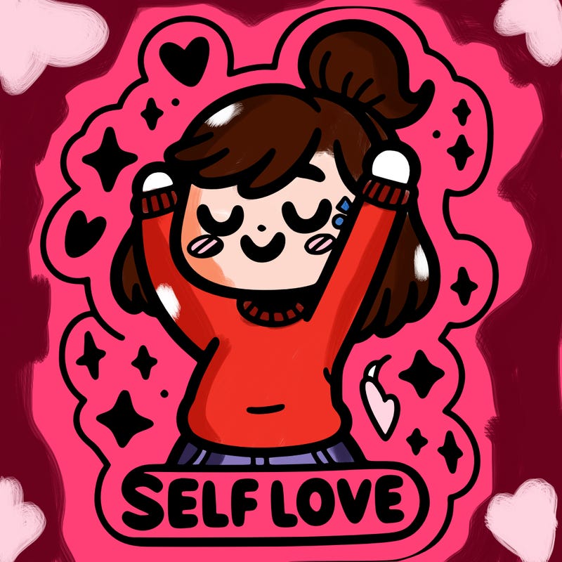 self-love sticker