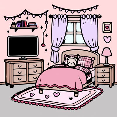 cute bedroom