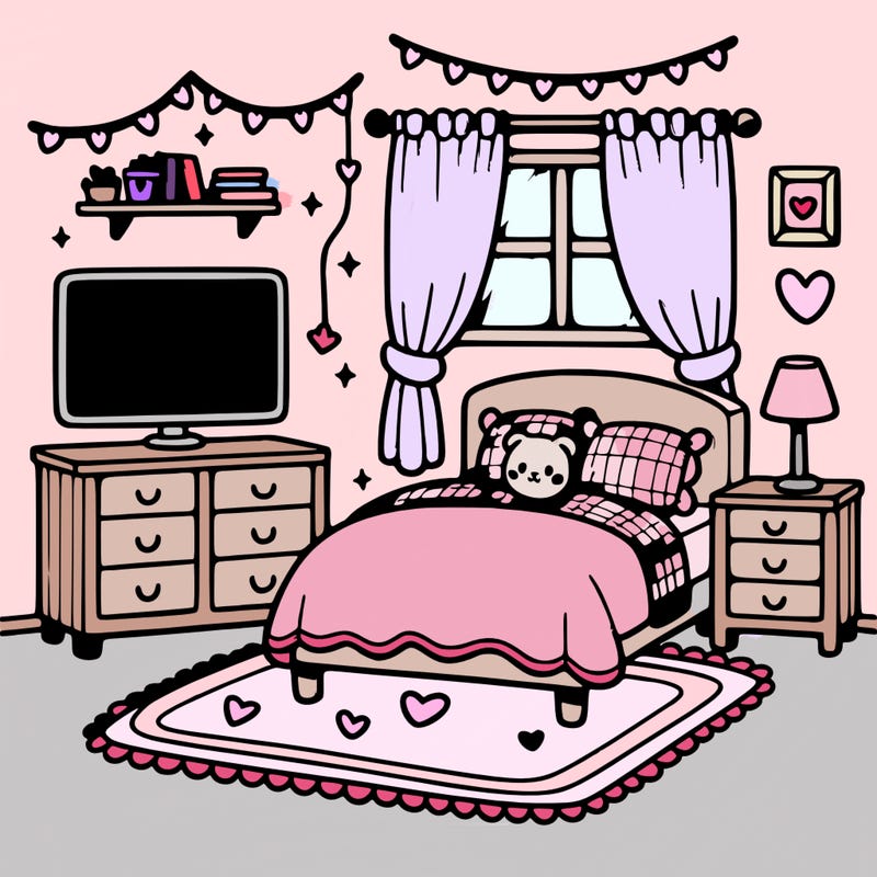 cute bedroom