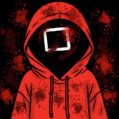 faceless girl in hoodie
