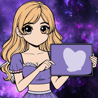 realistic pretty girl holding blank sign