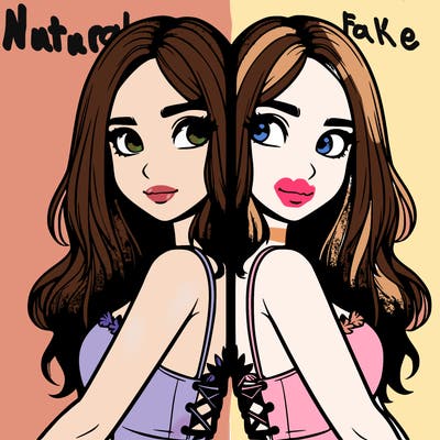 a realistic girl split