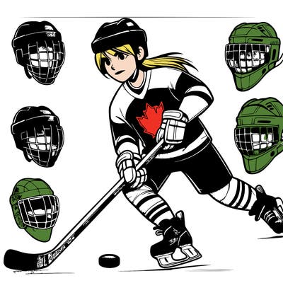 realistic hockey girl