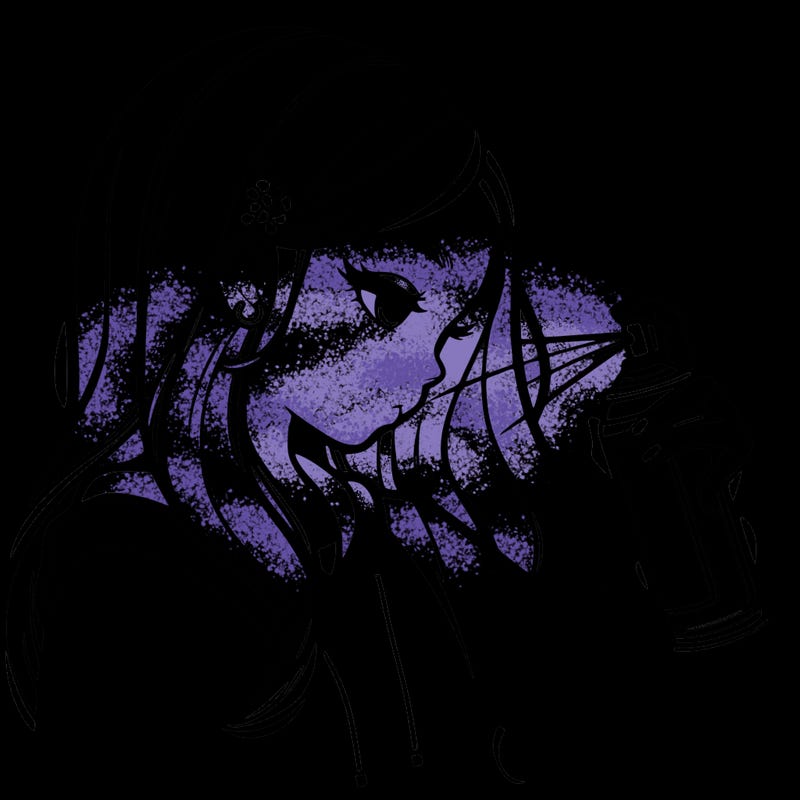 a realistic girl spray painting