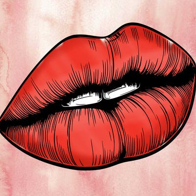 realistic lips