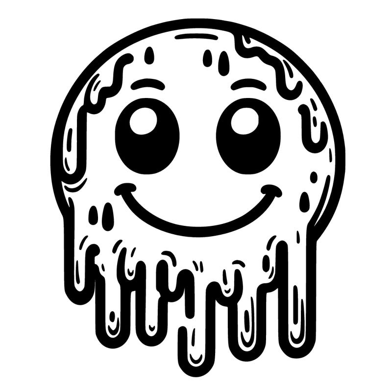 drippy smiley face