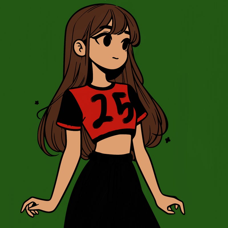 girl in a cute crop top