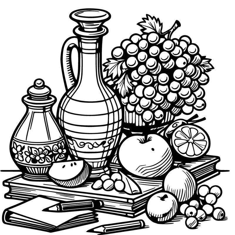 still life realistic