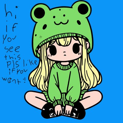 a girl wearing a frog hat and some frog socks