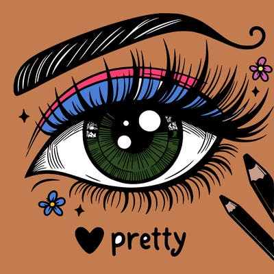 pretty eye