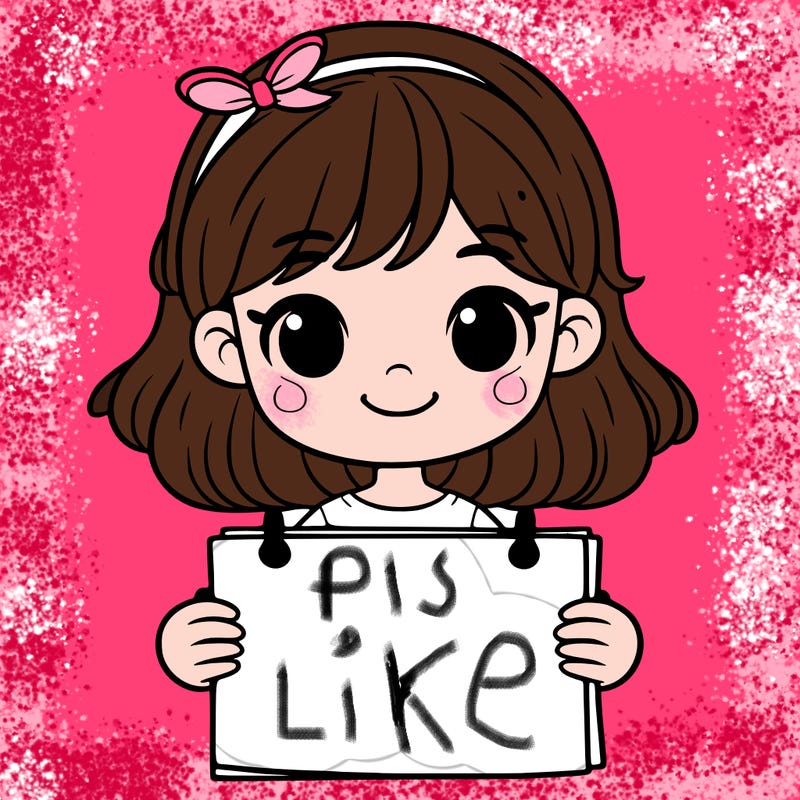 girl holding blank page