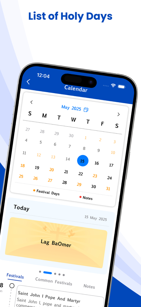 ESV Bible* - 宗教的な祝日や祭日を表示するカレンダービューのESV聖書アプリ