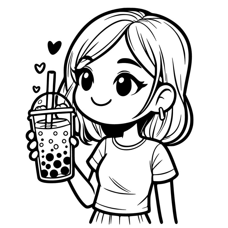 girl have boba