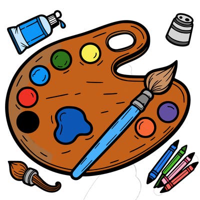 artist paint palette